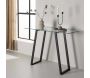Console en verre et acier Horten - VENTURE HOME