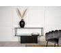 Console en verre et acier Maglehem - Furniture Fashion