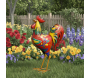 Coq en métal laqué multicolore - AUBRY GASPARD
