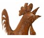 Coq en métal rouillé - 21,90
