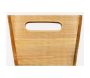 Corbeille en bois rectangulaire 