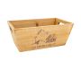 Corbeille en bois rectangulaire 