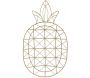 Corbeille filaire ananas doré - CMP-0871