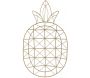 Corbeille filaire ananas doré - CMP-0871