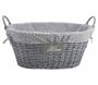 Corbeille à linge Home en osier et coton - 19,90