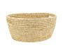 Corbeille à linge ovale en palmier
