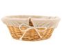 Corbeille en osier blanc avec doublure en jute - 9,90