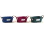 Corbeille ovale en métal coloré 25 cm - 6