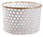 Corbeille de rangement en bambou ajourée (Lot de 2) - AUB-1911