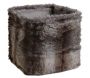 Corbeille de rangement carrée en fourrure synthétique (Lot de 3) - AUBRY GASPARD