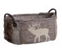 Corbeille de rangement ovale motif cerf (Lot de 3) - AUBRY GASPARD
