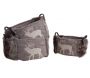 Corbeille de rangement ovale motif cerf (Lot de 3)