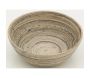 Corbeille ronde en bambou naturel et noir - 18,90