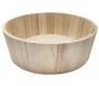 Corbeille ronde en bois naturel 22 cm