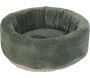 Corbeille ronde pour chat en fourrure Olympe 54 cm