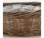 Corbeille ronde en osier brut - AUB-6332
