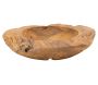 Corbeille en teck naturel