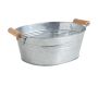 Corbeille en zinc 25 x 20 x 10 cm