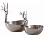 Corbeilles cerf en aluminium (Lot de 2)