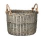 Corbeilles en osier gris et corde (Lot de 4) - AUBRY GASPARD
