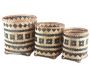 Corbeilles de rangement en bambou (Lot de 3) - 34,90