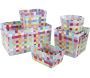 Corbeilles de rangement en nylon (Lot de 5)