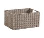 Corbeilles de rangement en papier cordé taupe - AUBRY GASPARD