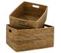 Corbeilles de rangement en rotin (Lot de 2)