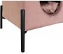 Couchette avec niche pour chat en velours - 129