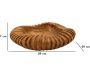Coupe ronde en teck Geris - MAU-0483