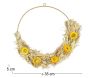 Couronne de fleurs séchées 35 cm - SOV-0177
