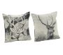 Coussin cerfs en coton (lot de 2)