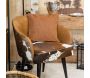 Coussin en coton velours Rouille - AUBRY GASPARD