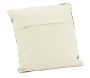 Coussin à fleurs marron - 24,90