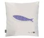 Coussin 100% coton 50 cm Poisson