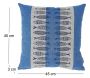 Coussin en coton Sea 45 x 45 cm - 5
