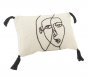 Coussin en coton abstrait - 5