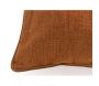 Coussin en coton velours Rouille - 5