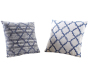 Coussin en coton déhoussable et garni