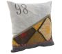 Coussin en coton kilim et en cuir (Lot de 3) - 66
