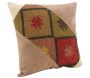 Coussin en coton kilim et en cuir (Lot de 3) - 5