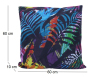 Coussin extérieur carré 60 cm Sun - COT-0711