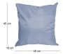 Coussin extérieur carré 45 cm Sun (Lot de 6) - 39,13