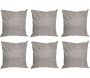 Coussin extérieur carré 60 cm Sun (Lot de 6)
