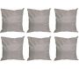 Coussin extérieur carré 60 cm Sun (Lot de 6)