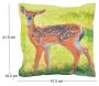 Coussin extérieur imperméable daim - 7