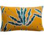 Coussin extérieur imprimé Alga Bronze