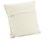 Coussin à fleurs jaune et blanc - AUB-6034