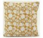 Coussin à fleurs jaune et blanc - AUBRY GASPARD