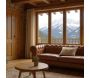 Coussin en lin et coton Bienvenue à la Montagne - AUBRY GASPARD